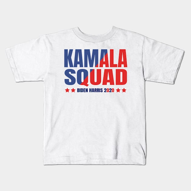 Kamala Squad, Team Kamala Pink Green, Biden Harris 202, Biden Supporter Kids T-Shirt by NooHringShop